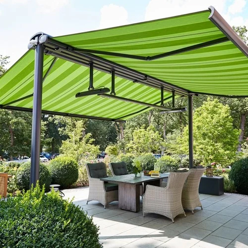 Shade Awnings - Color: Green