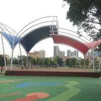 Panel Build Polyester Apartment Tensile Structure