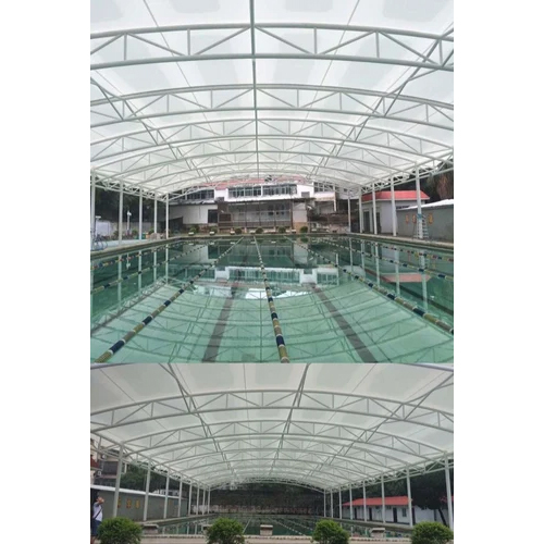 Swimming Pool Tensile Membrane Structures - Coating Type: Color Coated