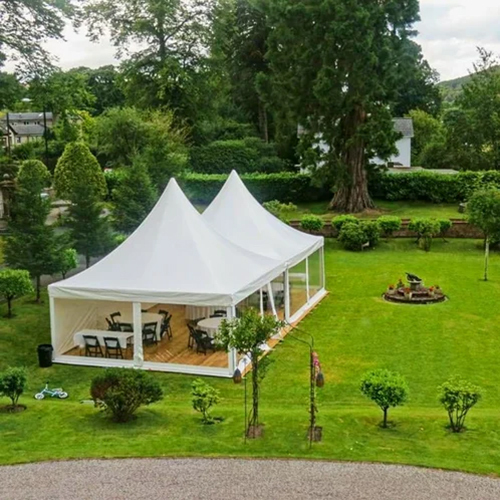 Luxury Pagoda Tent - Color: White