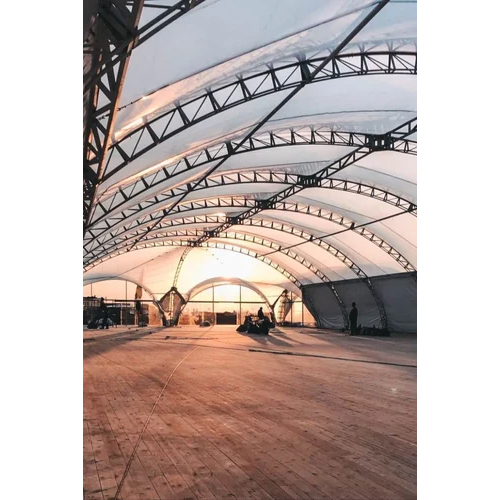 Outdoor Marriage Hall Shed - Color: White