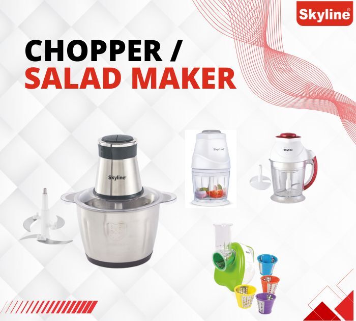Skyline Electric Chopper 300 Watts With 700ml Capacity