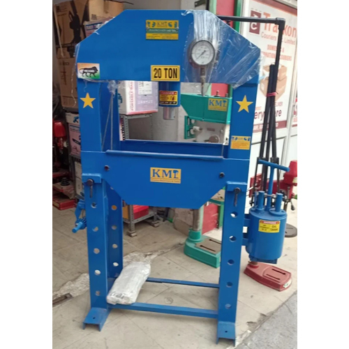 20 Ton Hand Operated Hydraulic Press - Color: Blue