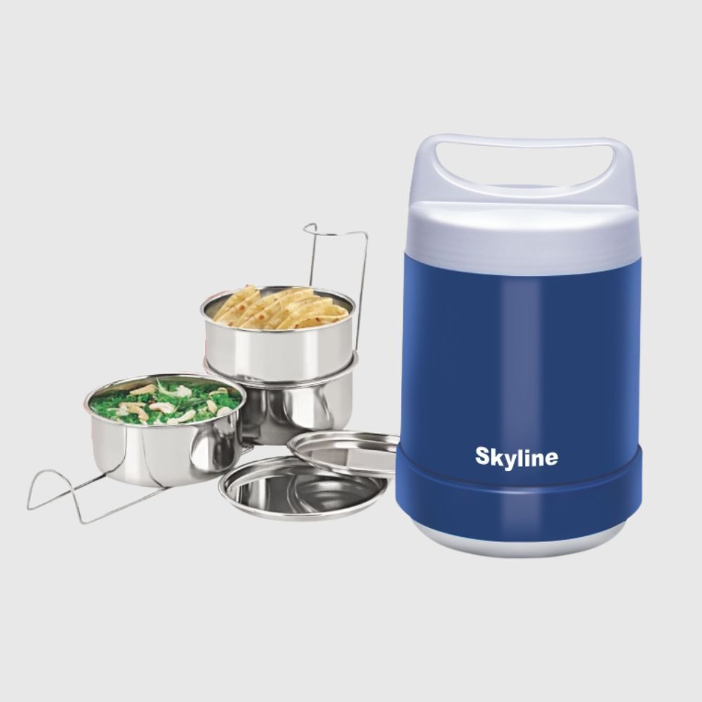 Skyline Electric Lunch Box with Stainless Steel Containers