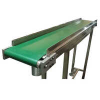 PVC Belt Conveyor - Durable High-Quality PVC Material, Green Color, 1-Year Warranty for Pharma Applications