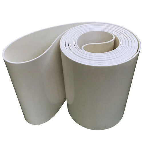 Food Grade Rubber Conveyor Belt - Color: White