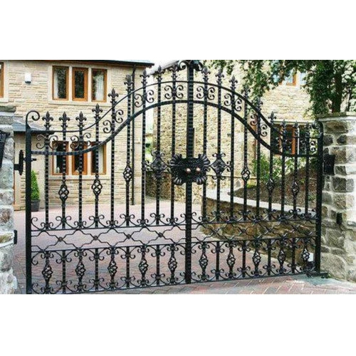 Black Mild Steel Main Gate