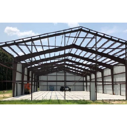 Industrial Prefabricated Factory Shed - Color: Black