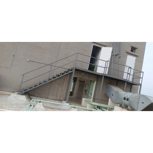 Powder Coated Mild Steel Staircase