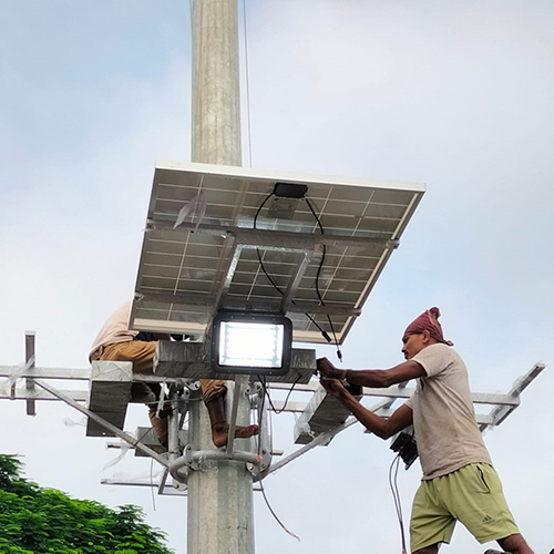 8 Light Solar High Mast Light