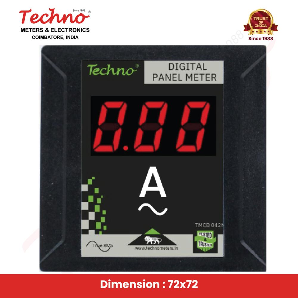 Va Digital Panel Meter - Material: Stainless Steel & Pvc