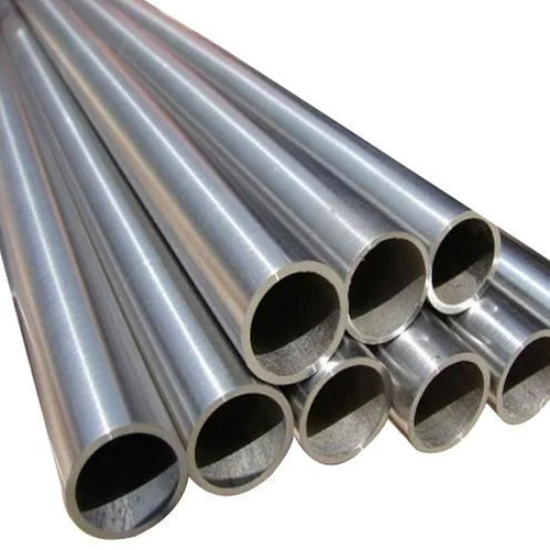 Aluminium Round Pipe - Color: Silver