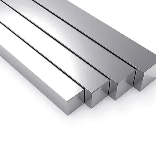 Aluminium Square Rod - Color: White