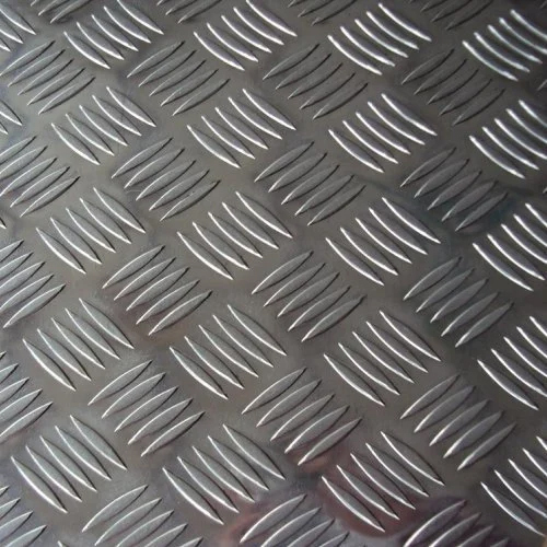 Aluminium Chequered Plate - Color: Silver