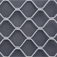 Aluminium Window Grill - Aluminum Alloy, 12x4 Inches, White Color | Modern Design, Easily Assembled, Precision Welding