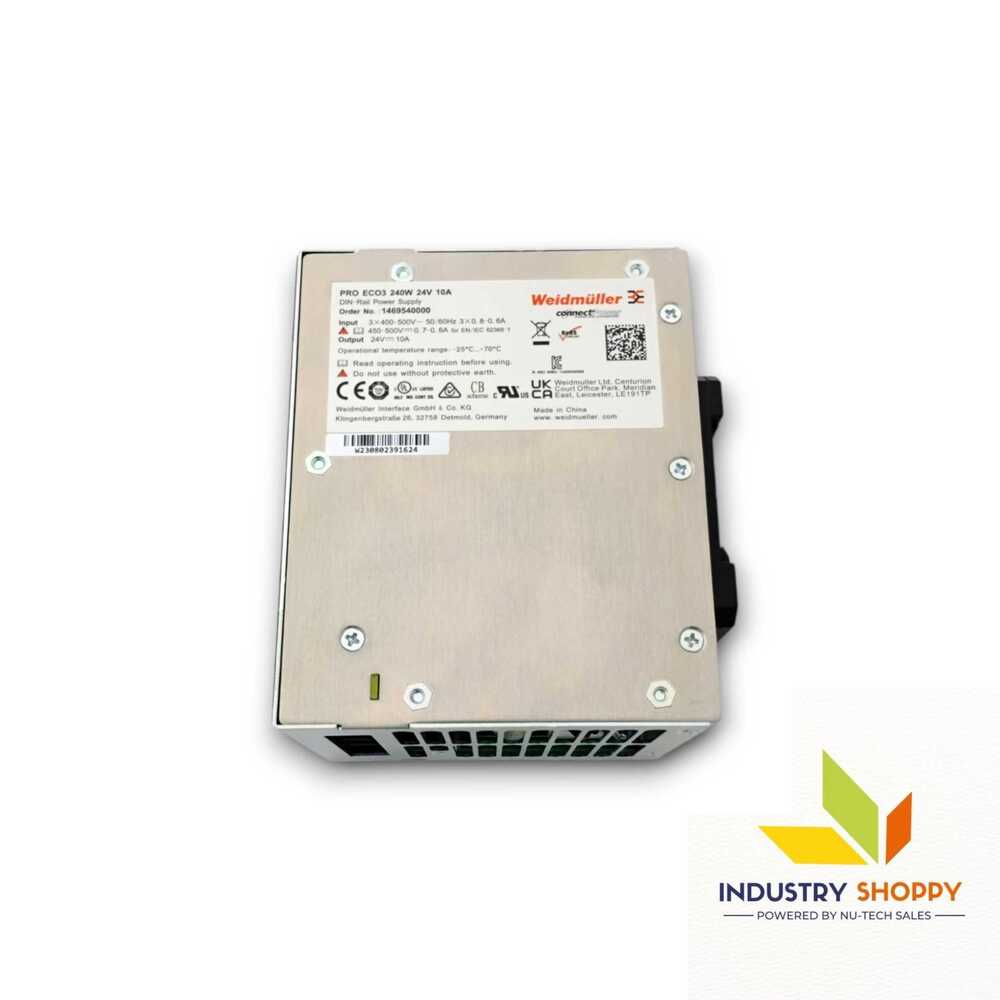 Weidmuller PRO ECO3 240W 24V 10A SMPS Power Supply