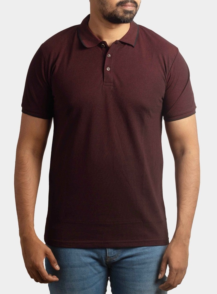 Mens Printed Collar T-Shirt