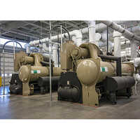 Industrial Chiller Plant - Mild Steel, Customized Size | 220-240 Volt Electric Power Supply, Ideal For Industrial Applications