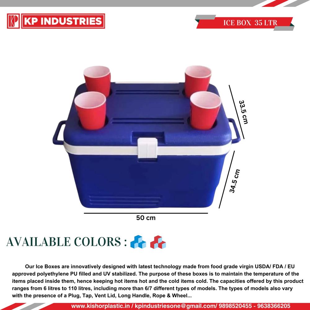 Ice Box 35 Ltr - Finishing: Glossy Lamination
