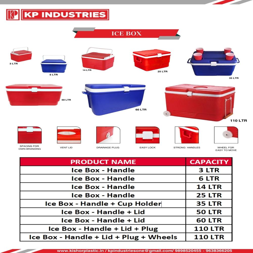 Ice Box 60 Ltr - Finishing: Matte Lamination