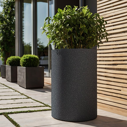 FOX B - CILIN TALL Grey Garden Planter
