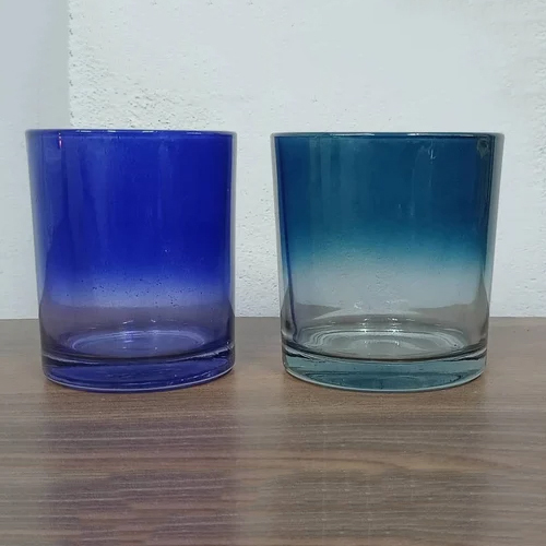 4 Inch Glass Candle Holder - Finishing: Polishing