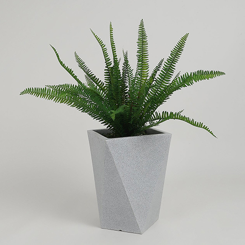 FOX B -  DMD Marble White Garden Planter