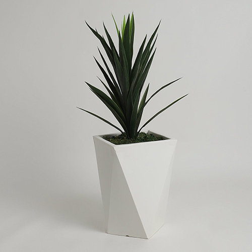 FOX B -  DMD White Garden Planter