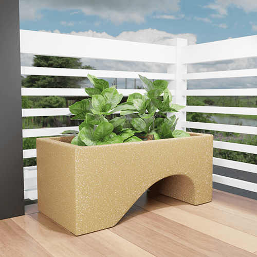 Fox B - Uctr Beige Garden Planter - Color: Different Available