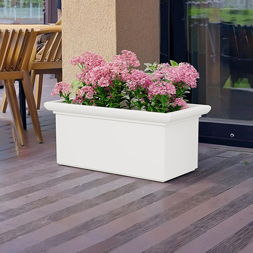 FOX B -  BT White Garden Planter
