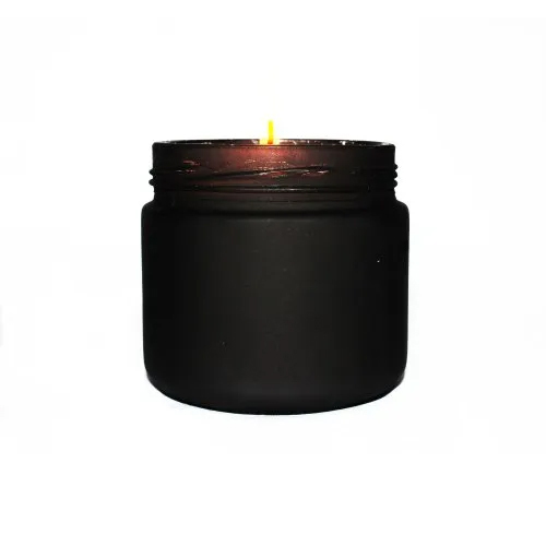 3.5 Inch Decorative Glass Candle Jar - Finishing: Polishing