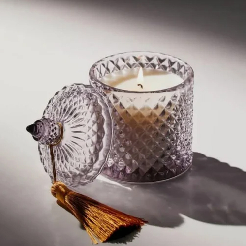 Decorative Candle Jar With Wax - Finishing: Polishing