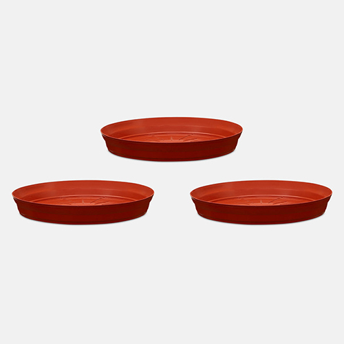 Shera - Rup Terracotta Plate Planter Saucer Set - Color: Various Available