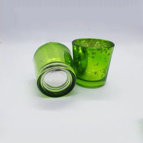 Mercury Glass Votive Candle Holder - Finishing: Polishing