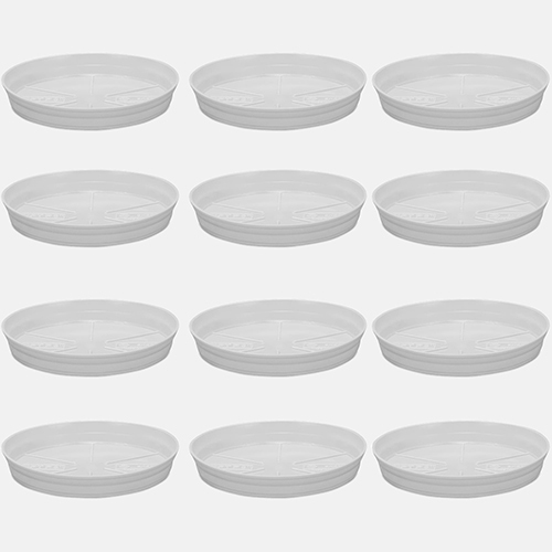 SHERA - RUP White Plate Planter Saucer Set