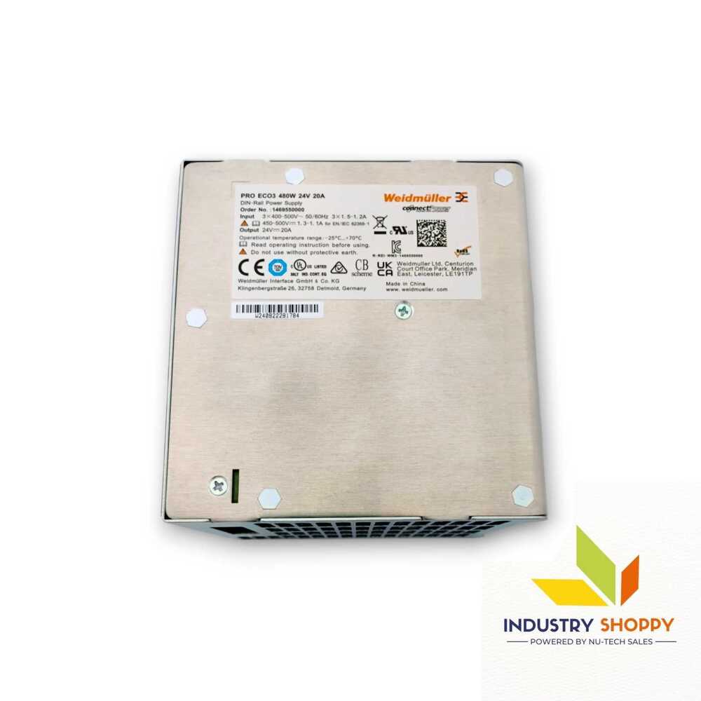 Weidmuller PRO ECO3 480W 24V 20A SMPS Power Supply