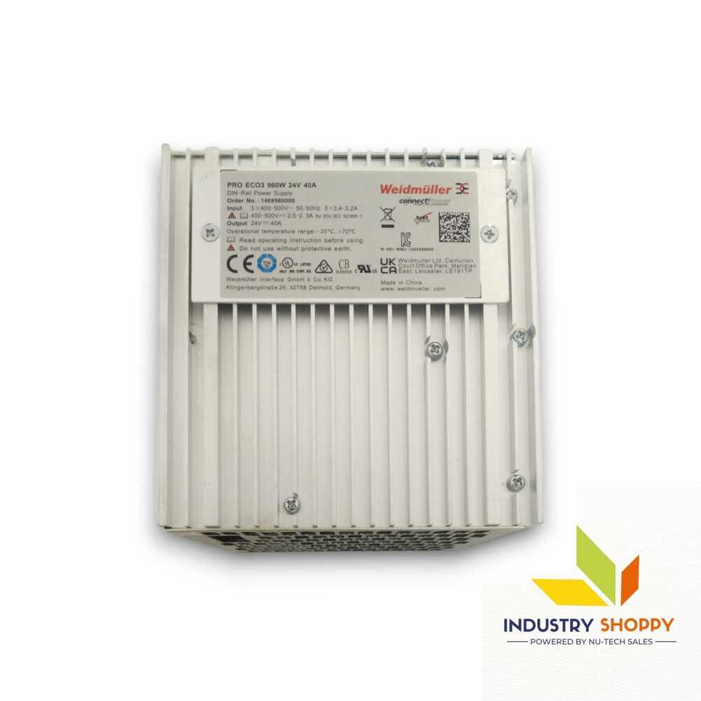 Weidmuller PRO ECO3 960W 24V 40A SMPS Power Supply