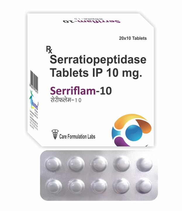Serratiopeptidase IP 10 mg