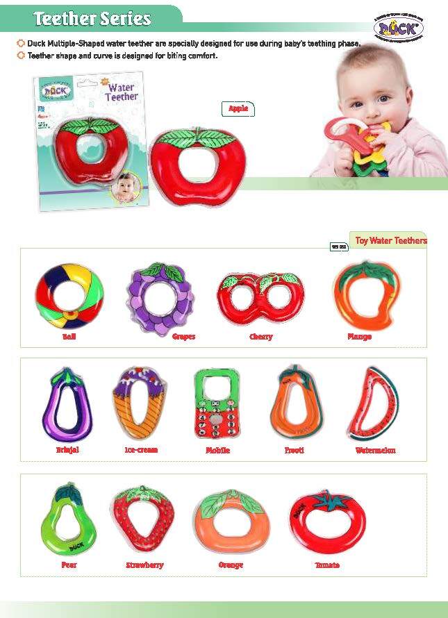 Water Teether - Color: Red