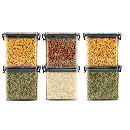 Airtight Lockable Containers For Kitchen Storage Set - Capacity: 700 Milliliter (Ml)