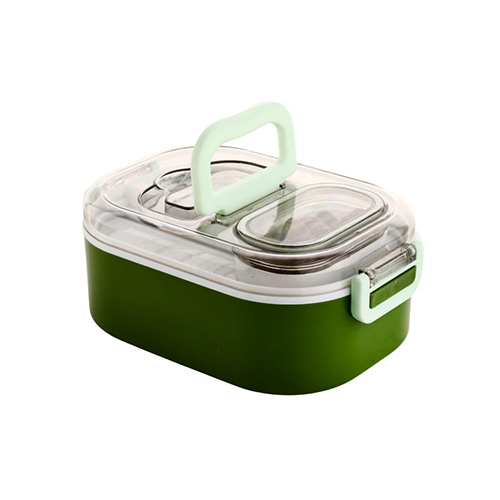 Mighty Lunch Box With Container - Color: Green