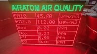  Outdoor Air Pollution Monitoring LED Display Board