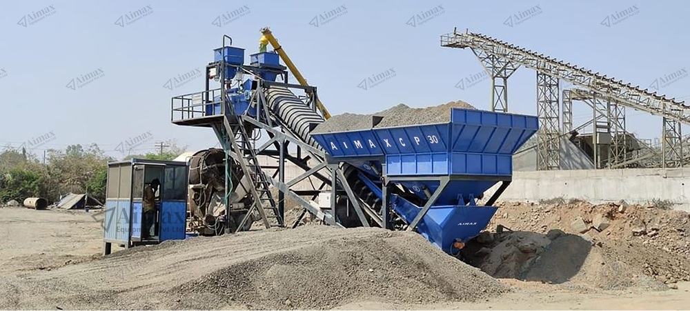 Compact Concrete Batching Plant