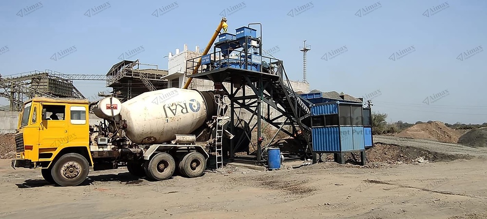 Compact Concrete Batching Plant
