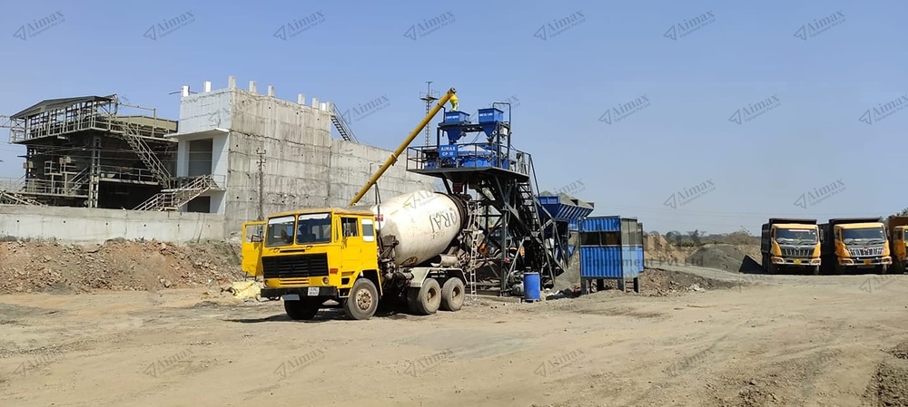 Compact Concrete Batching Plant