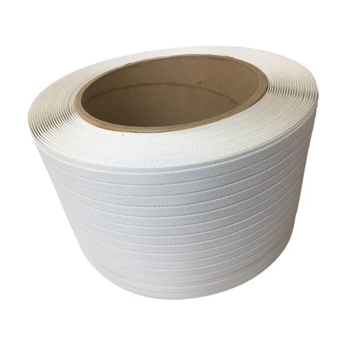 19Mm White Pp Box Strapping Roll - Hardness: Hard