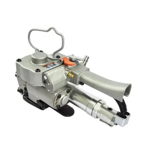 Steel Strapping Machine - Durable Steel, Computerized Manual Operation, Sleek Silver Design | Includes Warranty for Dependable Steel Packaging Solutions