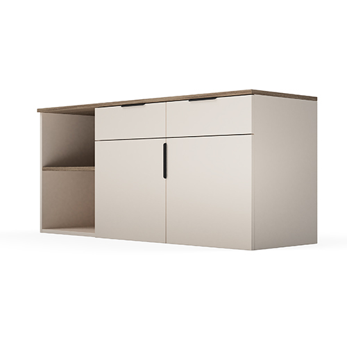 Modular Office Side Storage Side Runner Cabinet Open Cabinet Open Storage Horizon Series Ek Design - Artwork: Handmade