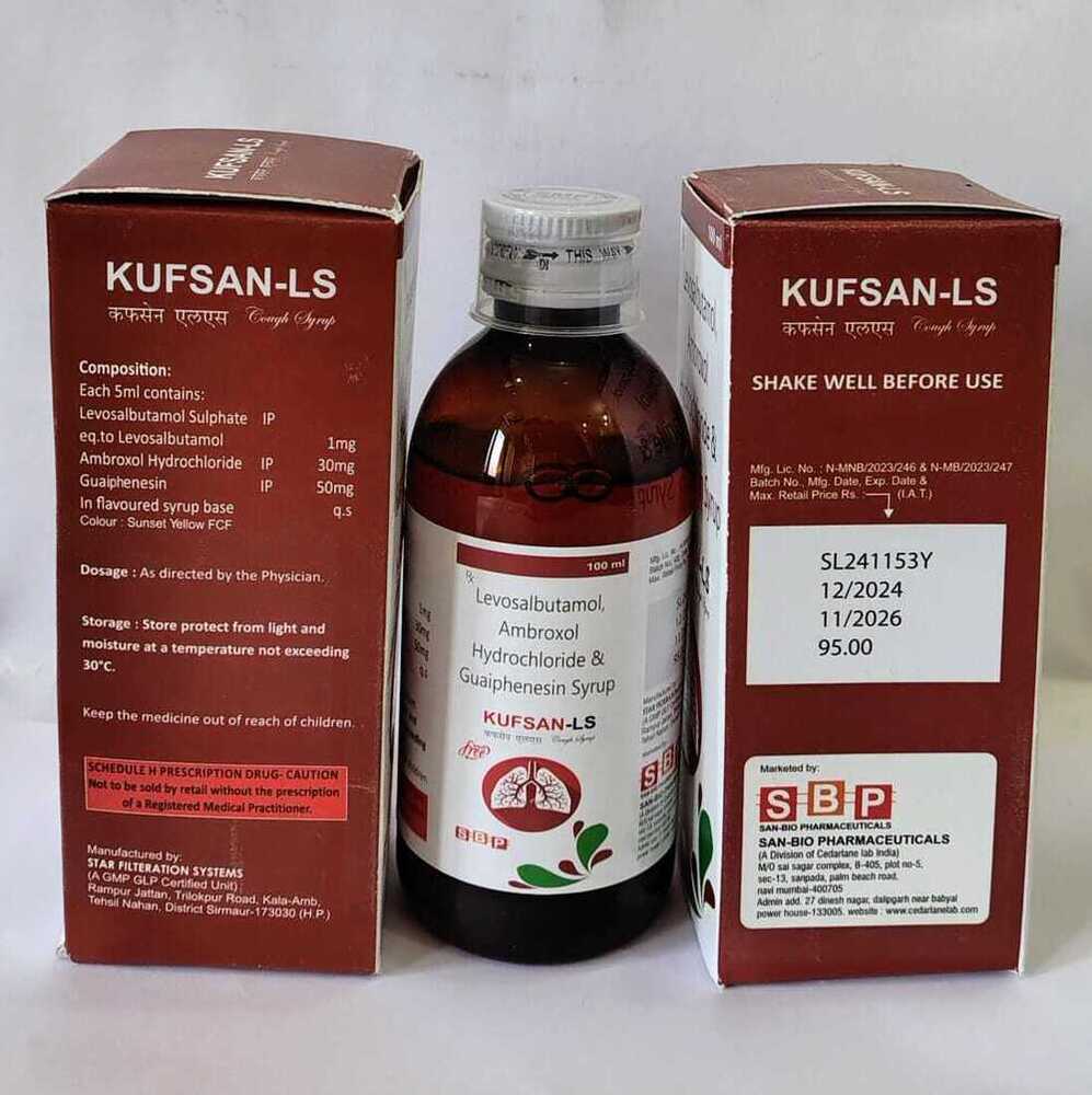 KUFSAN-LS COUGH SYRUP 100 ML