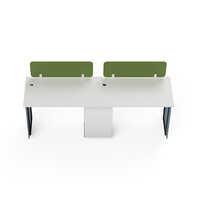 Modular Office Workstation 2 Seater Linear Sharing Bold Series Ek Design - Feature: Easy To Clean